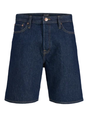 Loose fit jean βερμούδα 12289725 Blue Denim (2)