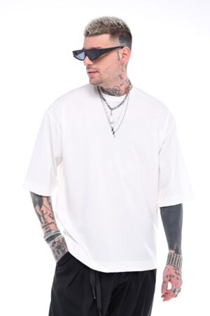 loose fit t shirt 350002 White (3)
