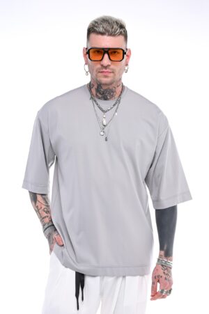 loose fit t shirt 350003 Grey (2)