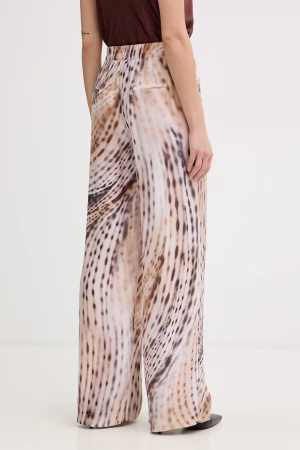 Παντελόνι φόρμας flare leg Dalia 17810 Beige (2)
