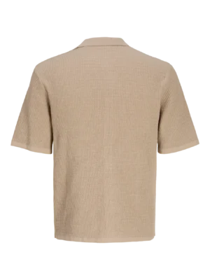 πλεκτό πουκάμισο 12293584 Feather Gray (2)