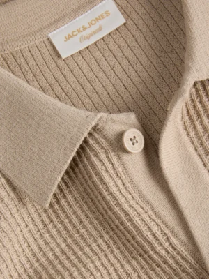 πλεκτό πουκάμισο 12293584 Feather Gray (4)