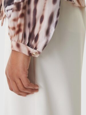 Πουκάμισο από Viscose Dalia 17890 Beige (4)