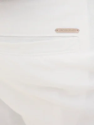 Relaxed Fit λινό παντελόνι 12248606 White (3)