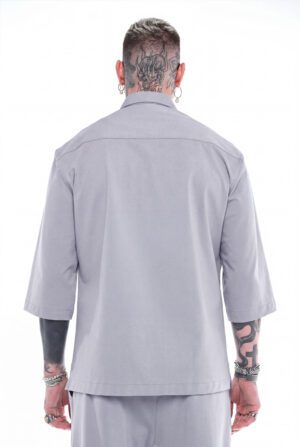 Relaxed Fit πουκάμισο Breeze 951003 Grey (2)