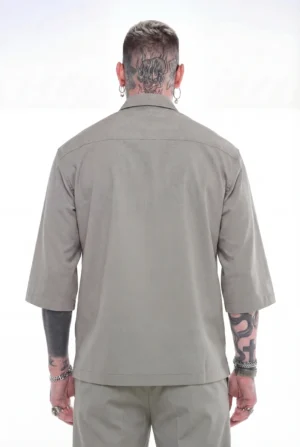 Relaxed Fit πουκάμισο Breeze 951048 Fango (2)