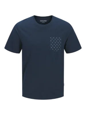 t shirt με τσέπη 12281032 Navy (4)