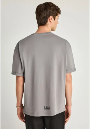 T shirt με τύπωμα FBM013 057 04 Grey (3)