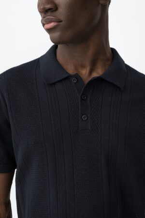 t shirt polo πλεκτό 10065175788 Navy (3)