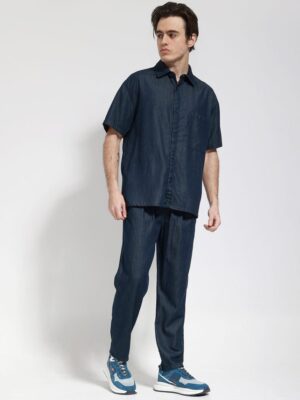 Ανδρικό jean παντελόνι με λάστιχο Silvio 4396 Blue Denim (5)