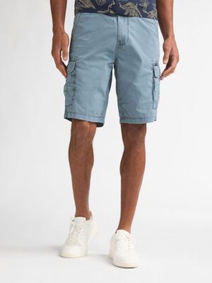 βερμούδα cargo με ζώνη Sho5005195 Dusty Blue (3)