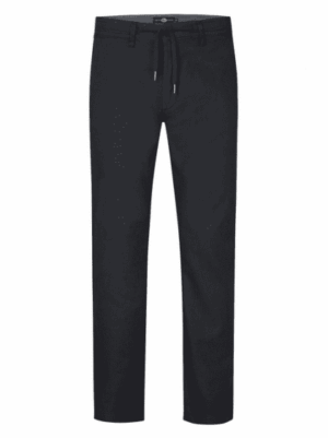chinos λινό παντελόνι με λάστιχο Tro5959999 Black
