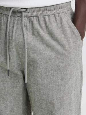 chinos παντελόνι λινό 20720673180515 Dusty Olive