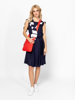 Γυναικείο midi φόρεμα Verti50062 Navy