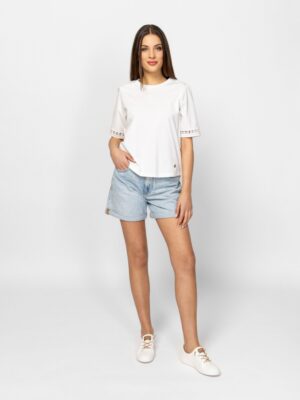 Γυναικείο t shirt MarineT17081 White (3)