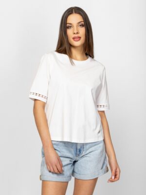 Γυναικείο t shirt MarineT17081 White