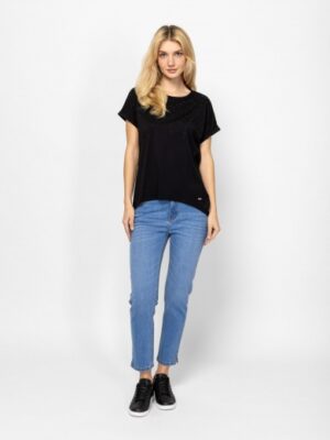 Γυναικείο t shirt MeaT17087 Black(10)