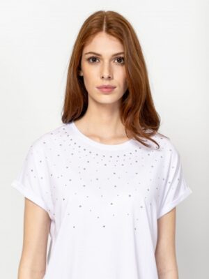 Γυναικείο t shirt MeaT17087 White (2)