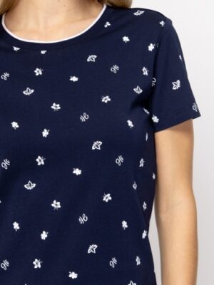 Γυναικείο t shirt MisoniT17105 Navy (4)