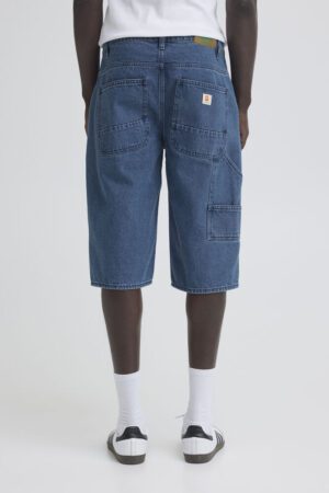 Loose fit jean βερμούδα 20720756200291 Blue Denim (3)