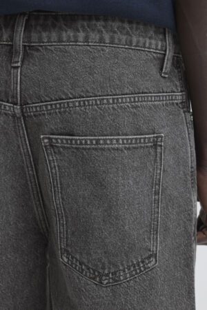 Loose fit jean βερμούδα 20720756200296 Black Denim (2)