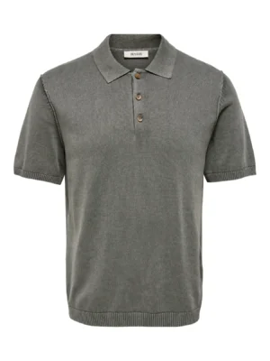 πλεκτό polo 22038552 Castor Gray