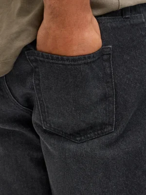 Relaxed fit jean βερμούδα 12291930 Black (3)