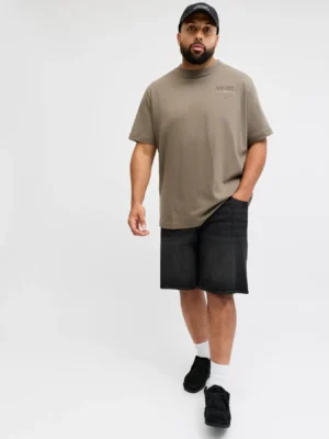 Relaxed fit jean βερμούδα 12291930 Black