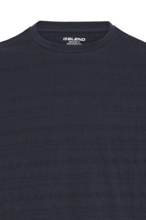 t shirt με ανάγλυφη πλέξη 20721087900010078 Blue (3)