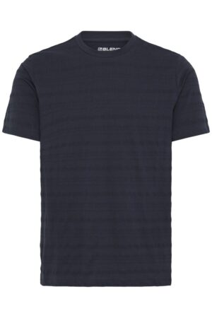 t shirt με ανάγλυφη πλέξη 20721087900010078 Blue