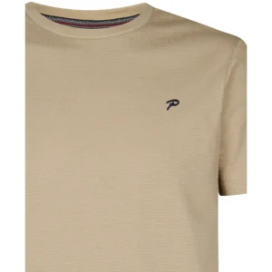 t shirt με λαιμόκοψη Tsr6127130 Beige (3)