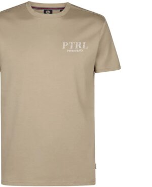 t shirt με λαιμόκοψη Tsr7507130 Beige (3)