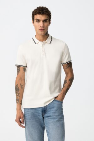 t shirt polo 10064131101 Beige (2)