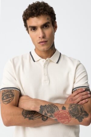 t shirt polo 10064131101 Beige
