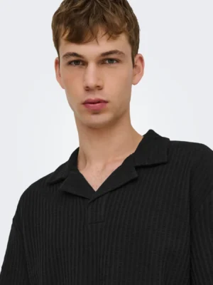 t shirt polo 22038187 Black