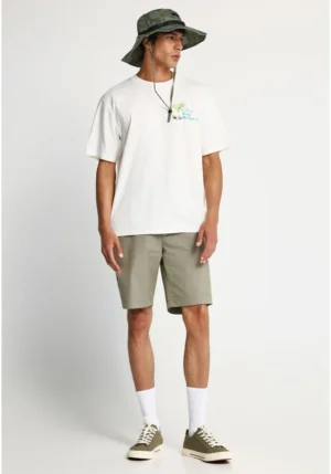 Ανδρική chino βερμούδα FBM013 006 03 Sage Green (4)