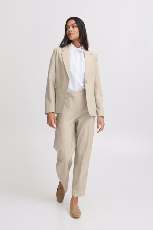 Blazer σακάκι 208161361513041 Beige (2)