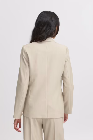 Blazer σακάκι 208161361513041 Beige (3)