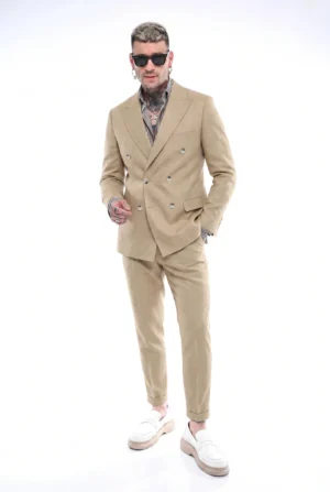 cool fit παντελόνι chinos Soft 600341 Camel