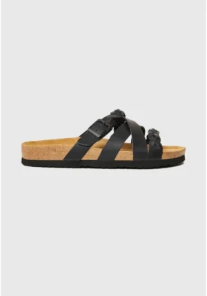 Γυναικεία δερμάτινα σανδάλια FBL013 119 08 Sage Green (8)