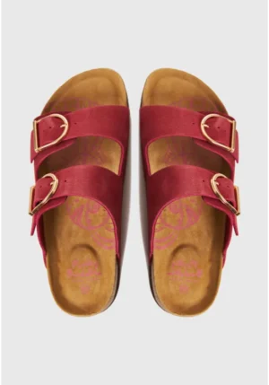 Γυναικεία suede σανδάλια FBL013 118 08 Aded Rose (4)