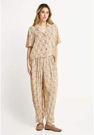 Γυναικείο casual πουκάμισο FBL013 102 05 Cloud Cream (2)