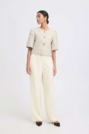 Γυναικείο παντελόνι chinos 20819033130905 Birch White