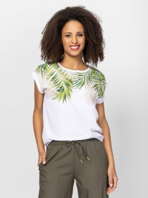 Γυναικείο t shirt με άνετη εφαρμογή MonaT17099 Palms (4)